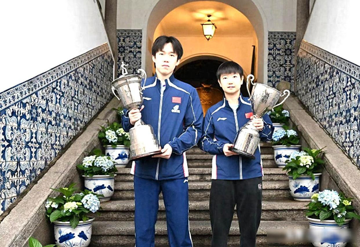 孙颖莎三连冠王楚钦首夺世界杯冠军 樊振东退赛