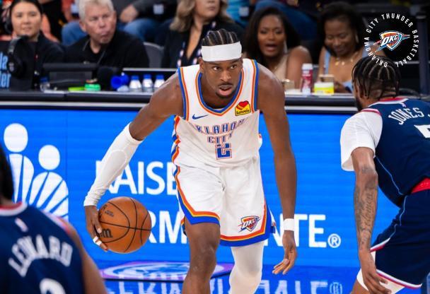 雷霆力克快船锁定西部第一 亚历山大MVP悬念再起